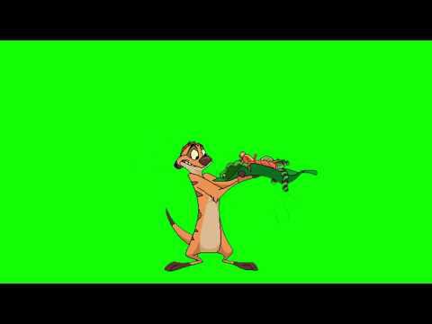 Efeitos greenscreen: Timão o rei leão (the Lion King)