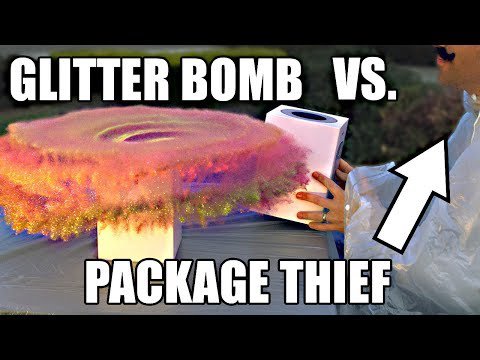 Package Thief vs. Glitter Bomb Trap