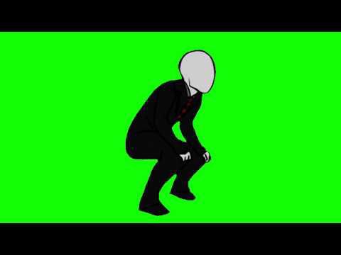 Slenderman dançando Meme #efeitosgreenscreen