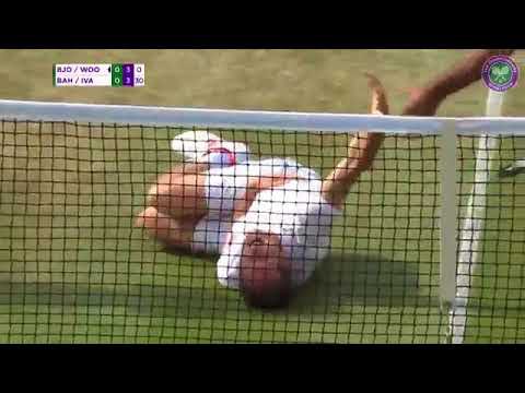 Neymar sendo homenageado em Wimbledon