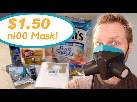 How To Make a Homemade n100 Respirator for $1.50