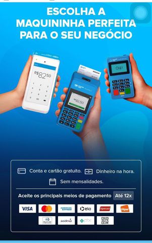 Há um desconto especial para comprar sua Point! Você pode escolher a maquininha que melhor se adapta aos seus negócios e economizar até R$ 420. Comece a aceitar as principais bandeiras de cartão e impulsione seus negócios. Escolha sua maquininha agora mesmo! https://mpago.li/2sTRpgM